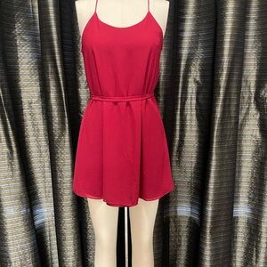 Red Sleeveless Dress